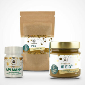 Apiprogram Potencia – Api Man C, med s propolisom a trúdím mliekom a včelí peľ